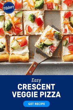 Easy Crescent Veggie Pizza Veggie Pizza Crescent Pillsbury, Pillsbury Crescent Veggie Pizza, Pillsbury Crescent Roll Veggie Pizza, Crescent Veggie Pizza Appetizers, Pilsbury Cold Veggie Pizza, Crescent Veggie Pizza Pillsbury, Veggie Cream Cheese Pizza, Pillsbury Veggie Pizza, Crescent Roll Veggie Pizza Cream Cheeses