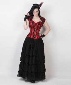 Caelius Black Long Victorian Inspired Skirt – corsetdeal.com Black Gothic Cotton Skirt, Black Gothic Tiered Skirt, Gothic Flowy Black Maxi Skirt, Long Gothic Prints Skirt, Black Maxi Skirt Gothic, Goth Skirt, Georgette Skirt, Gothic Skirt, Elastic Waist Skirt