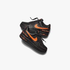 Nike Air Force, Air Force, Nike Air, Force, Sport Shoes, Street Wear, Nike, Orange, Sneakers