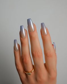 Glaze Chrome Powder (New) – ESVY Nails Silver Chrome Nails, Gel Powder Nails, Chrome Nail Designs, Ombre Chrome Nails, Chrome Nail Art, Ombré Nails, Chrome Nails Designs, Pink Ombre Nails, Glazed Donut