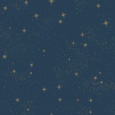 gold stars on a dark blue background