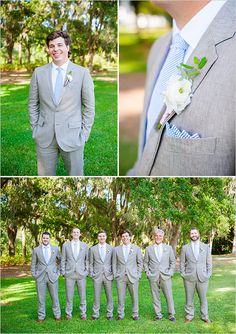 a collage of photos with men in suits and ties