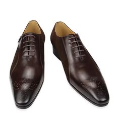 Introducing our Genuine Leather Modish LuxeLeather Wedding Brogue Shoes, crafted with the finest cow leather for a luxurious and sophisticated look. With a lace-up closure and pointed toe design, these shoes exude elegance and style. Elevate your wedding ensemble with these modish brogue shoes and make a lasting impression. Shop now and step into sophistication. Brown Fitted Pointed Toe Dress Shoes, Fitted Brown Dress Shoes With Pointed Toe, Brown Fitted Dress Shoes With Pointed Toe, Wingtip Oxford Shoes For Wedding, Wingtip Oxford Wedding Oxfords, Oxford Dress Shoes With Brogue Detailing For Wedding, Wingtip Oxford Oxfords For Weddings, Brown Goodyear Welted Dress Shoes For Wedding, Brown Round Toe Dress Shoes For Wedding