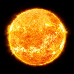 an image of the sun taken from space