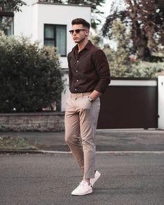 Shirt Combination Men, Smart Casual Menswear, Mens Business Casual Outfits, Airplane Wallpaper, Shirt Outfit Men, Formal Men, Casual Menswear, Pants Outfit Men