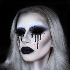 27 Death Makeup Ideas: Trendy, Easy Halloween Looks for Women and More Creepy Black Eye Makeup, Reaper Makeup Female Grim, Easy Demon Costume, Grim Reaper Halloween Makeup, Cemetery Bride Makeup, Halloween Dead Makeup, Girl Grim Reaper Makeup, Grim Reaper Makeup Female Easy, Grim Reaper Makeup Kids