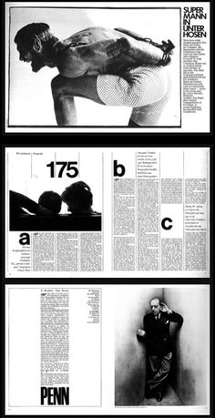 an article in the magazine is shown with images of men and women on it, including one