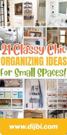 there are many small spaces in the house that you can use to organize your home