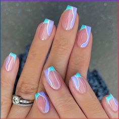 Dive into the enchanting world of nail art with Pink Nail Ideas 2024! 💖💅 These Spring Trend designs are perfect for adding a pop of color to your spring look. Don't miss out on the latest nail trends! 💅💖 #NailArt #PinkNailIdeas2024 💖💅 Unghie Sfumate, Colorful Nails, Summery Nails, Blush Nails, Cute Gel Nails, Blue Nail, Short Acrylic Nails Designs, Pink Nail