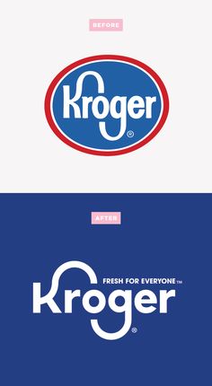 the logos for kroger, fresh for everyone