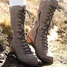 Category:Boots; Upper Materials:PU; Season:Winter,Fall; Heel Type:Block Heel,Chunky Heel; Gender:Women's; Activity:Walking; Toe Shape:Pointed Toe; Type:Mid Calf Boots; Style:Industrial Style,Minimalism,Casual; Heel Height(inch):2-3; Outsole Materials:Rubber; Occasion:Outdoor,Work,Daily; Closure Type:Zipper; Pattern:Solid Color; Listing Date:08/24/2023; Production mode:External procurement; 2023 Trends:Knee High Boots,Vintage Shoes,Mid Calf Boots,Plus Size,Riding Boots,Motorcycle Boots,Combat Boo High Ankle Lace-up Boots With Zipper For Winter, Fall Season Outdoor Mid-calf Boots With Round Toe, Wide Calf Knee-high Boots For Outdoor Fall, Wide Calf Knee-high Boots For Outdoor Fall Activities, Fall Outdoor High-top Mid-calf Boots, High-top Mid-calf Boots For Fall Outdoor, Lace-up Mid-calf Boots For Outdoor Fall Activities, Winter Outdoor Knee-high Boots With Round Toe, Winter Knee-high Boots With Round Toe For Outdoor