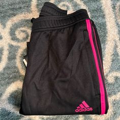 Valentines Day Special!!!!! Brand New Jersey Most Sizes Available Great Gift!! Jerseys Are In Athletic Sizing And Come Fitted So For A More Comfortable Fit Please Order A Bigger Size I Do Have More Jerseys Message Me For More Info Hoodies Are True To Size Willing To Accept Reasonable Offers Black Adidas Activewear For Loungewear, Pink Workout Sweatpants, Pink Adidas Sportswear Activewear, Pink Adidas Pants For Loungewear, Adidas Pink Sports Pants, Adidas Jogging Pants, Adidas Soccer Pants, Soccer Pants, Adidas Sweats