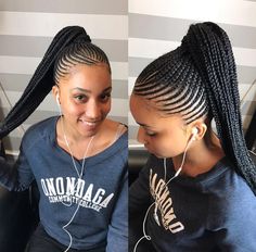 Straight Up Hairstyles, Twisted Hair, Braided Ponytail Hairstyles, Kampot, Haircut Styles, Girls Braids, Cornrows Braids