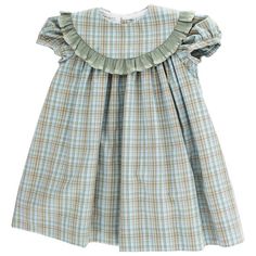 A classic float dress to make your darling girl shine! This lovely plaid float features a generous skirt, ruffled round bib and sweet cap sleeves to elevate her look. Perfect to match with siblings and cousins with the rest of the collection! Boys Smocked Outfits, Boys Smock, Float Dress, Smocked Clothes, Girls Smock, Women Dresses Classy, Birthday Girl Outfit, Sailor Dress