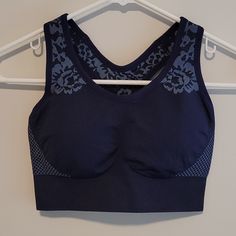 Soma Sport Seamless Key Racerback Bra In Maritime Navy. Removable Pads. Size Small. Pull On Style With Adjustable Hook And Eye Closure. Fabric Is 65% Polyester, 24% Nylon, And 11% Spandex. Hand Wash Or Delicate Cycle Wash And Lay Flat To Dry. Remove Pads Before Washing. Brand New. Unworn Except To Try On. I Purchased The Wrong Size And Missed The Return Window. Reasonable Offers Are Welcome! Bundle To Save! Soma Intimates, Racerback Bra, Try On, Lay Flat, Women's Intimates, Sports Bra, Hand Wash, Spandex, Key