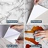 the instructions for how to make marble tiles