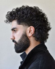 Curly Beard Styles, Medium Beard Styles, Popular Beard Styles, Curly Beard, Gents Hair Style, Eye Sight