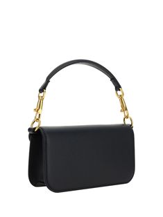 100% Calf Leather Bos Taurus Luxury Baguette Bag With Gold-tone Hardware For Daily Use, Luxury Handheld Baguette Bag With Adjustable Strap, Luxury Baguette Shoulder Bag With Detachable Handle, Luxury Baguette Bag With Detachable Strap, Luxury Baguette Shoulder Bag With Detachable Strap, Designer Baguette Shoulder Bag With Adjustable Strap, Luxury Clutch Baguette Bag With Removable Pouch, Designer Clutch Baguette Bag With Gold-tone Hardware, Luxury Satchel Baguette Bag With Gold-tone Hardware