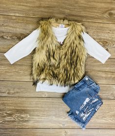 Hello Vest Season! Get this Holiday Must Have right now! Shop this style and more from Rusty Soul. Girl Needs, Fur Vest, Winter Months, Every Girl, Perfect Outfit