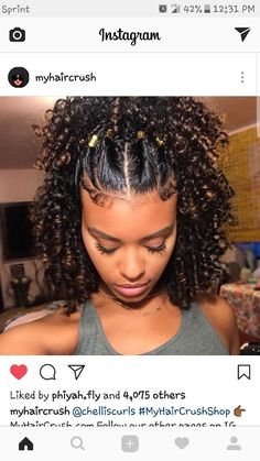 Neat Hairstyles For School, Neat Hairstyles, Hairstyles For School Curly Hair, Biracial Hair, School Hairstyles, Curly Hair Tips, Crochet Hair Styles