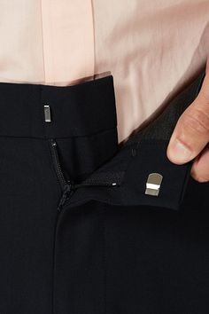 Whether you step into the office or step out on the weekend, J.M. Haggar dress pants fit your needs perfectly. You'll appreciate the comfort of 4-way stretch without sacrificing your style. This flat front, slim-fit dress pant features Zip fly with hook-and-bar and button closure, off-seam front pockets, 2 back welt pockets with button closure. Best of all, it's machine washable! 11.5" rise (size 34x32) Flat front Zip fly with hook-and-bar and button closure 2 front slant pockets; 2 back welt po Slim Fit Dress Pants, Fitted Dress Pants, Pants Fit, Fit Dress, Dress Pant, Nordstrom Store, Welt Pockets, Welt Pocket, The Weekend