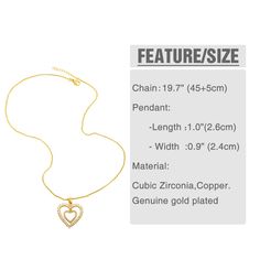 Rhinestone necklace-Double Heart Necklace For Women Round Hollow Eagle Cross Pendant Necklace CZ Rhinestone Gold Plated Jewelry Gifts occasion: Party Valentines Day jewelery: bisuteria gifts for women: gold necklace for women Style: TRENDY Shape\pattern: Heart Occasion: Party Necklace Type: Pendant Necklaces Model Number: nkev49 Metals Type: Copper Material: copper and 18k gold plated Material: Cubic Zirconia Item Type: Necklaces Gold Plated Jewelry: trendy jewelry Gender: Women Model Number:3256802500152536 Women Gold Necklace, Gold Necklace For Women, Double Heart Necklace, Necklaces Gold, Party Necklace, Gold Necklace Women, Copper Material, Double Heart, Cross Pendant Necklace