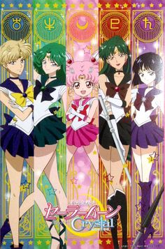 Sailor Moon Outer Senshi, Sailor Saturn Crystal, Sailor Mini Moon, Outer Senshi, Princesas Disney Anime