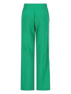 P. A. R. O. S. H. green cotton blend track pants with elastic waistband, drawstring, front pin tucks, white front logo embroidery, two side pockets, zip at the hem, side stripes, straight leg. composition: 85% cotton, 15% polyester size and fit: regular fit Full Look, Jeans Jumpsuit, Side Stripe, Pin Tucks, Logo Embroidery, Yoga Wear, Skirt Suit, Green Cotton, Bridal Shoes