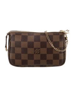 2021 Damier Ebene Mini Pochette Accessoires Designer Wishlist, Louis Vuitton Clutch, Blowout Sale, Soho Nyc, Men Earrings, Damier Ebene, Saint Laurent Bag, Diamond Shop, Chanel Shoes