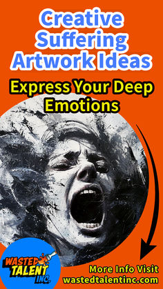 Suffering Artwork Ideas - Get Creative and Express Your Deep Emotions - Explore how art depicts human suffering through these suffering artwork ideas. | Art Ideas | Art Ideas for Beginners | Suffering Artwork | Suffering Artwork Easy | Suffering Artwork Reference | Love and Suffering Artwork | Female Art | The Suffering Artist | Artistic Suffering | Reference Art Emotion | Art Reference Emotions Expression | Emotions Reference Art | Human Emtions Art Reference | Wasted Talent Inc Mixed Emotions Art, Suffering Artwork, Emotions Reference, Self Expression Art, Artwork Reference, Wasted Talent, Art Ideas Drawing, Art Ideas For Beginners, Emotion Art