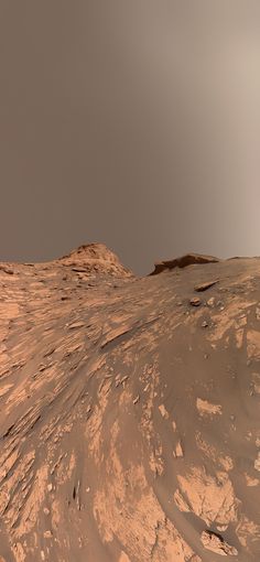 an artist's rendering of the terrain on mars