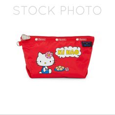 Lowest Price Brand New Authentic Limited Edition Lesportsac X Hello Kitty Sloan Nylon Cosmetic Bag. Purchased From Another Posher And Never Used. Price Is Firm To Make Back What I Paid. Offers Will Be Respectfully Declined. No Trades. Sanrio Ni Hao No Poshmark Account? No Problem! Sign Up And Use Referral Code Mikmikachu To Receive $10 Off Your First Purchase. Cute Red Bags For Everyday Use, Cute Nylon Travel Bag, Cute Red Shoulder Bag With Zipper Closure, Cute Everyday Nylon Bags, Red Nylon Shoulder Bag For School, Cute Red Bag With Zipper Pouch, Cute Red Bags With Zipper Pouch, Red Nylon Bags With Removable Pouch, Red Nylon Bag With Removable Pouch