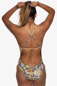 Brandon | Women's Athletic Swimsuit Onesies | JOLYN One-piece Bodysuit For Beachwear With Moderate Back Coverage, Stretch Cross-back Bodysuit For Swimming, Beachwear One-piece Bodysuit With Moderate Back Coverage, Lined One-piece Beachwear Bodysuit, Blue One-piece Seamless Swimwear, Swim Practice, Swimsuits Athletic, Swimming Activities, Cross Straps