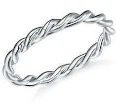 No stones needed for this showstopping piece, done in a trendy twist design and crafted in highly polished sterling silver. Modern Twist Silver Open Band Jewelry, Modern Twist White Gold Open Ring Jewelry, Adjustable Twisted Modern Jewelry, Modern Adjustable Twisted Jewelry, Modern Twist Silver Open Stackable Rings, Modern Twisted Jewelry For Anniversary, Modern Twist Twisted Promise Ring, Modern Twisted Shape Promise Ring, Modern Twisted Promise Ring