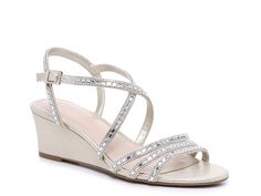 Kelly & Katie Tahada Wedge Pump | DSW Homecoming Shoes, Trending Handbags, Bling Sandals, Wedge Pump, Low Heel Sandals, Wedge Pumps, Trending Sneakers, Bride Shoes, Silver Shoes