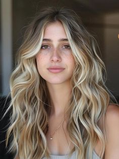 Blonde Highlights for Every Hair Color and Style Blonde To Platinum, Blonde Highlight Ideas, Thick Wavy Haircuts, Dark Hair Brown, Brunette With Blonde Highlights, Chunky Blonde Highlights, Blonde Ideas, Blond Highlights, Beach Blonde Hair