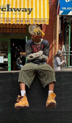 Weird Street Fashion, Baggy Clothes Outfit Men Street Styles, Overall Fashion, Looks Hip Hop, Photographie Portrait Inspiration, Black Men Street Fashion, Childish Gambino