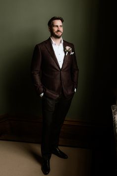 The Groom: Groomswear: Louis Copeland & Sons, Photographer: SOSTAC Photography, Venue: Kilshane House Tweed Groom, Teal Suit, Style For Winter, Suit Supply, Tweed Style, Tweed Waistcoat, Tweed Suit, Groom Looks, Whimsical Wonderland Weddings