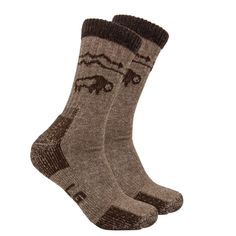 Made with luxurious Bison wool with soft cushioning, this crew sock will keep your feet warm, comfortable, and dry all winter long. With all of the superior temperature regulation and moisture control properties, and exceptional breathability that is almost double the wicking of fine wool. Exceptionally durable for outdoor activities, walking around town in your favorite boots, or just relaxing. This sock is incredibly easy to care for, antimicrobial, odor resistant, and virtually itch free. Des Bison Leather, Outdoor Photographer, American Bison, Soft Slippers, Usa Products, Crew Sock, Favorite Boots, Wool Socks, Compression Socks