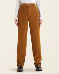 Alice Cord Trouser | Bottoms, Pants | Roots Relaxed Fit Wide Leg Corduroy Bottoms, Corduroy Bottoms For Winter Workwear, Fall Corduroy Bottoms With Elastic Waistband, Wide Leg Corduroy Pants With Relaxed Fit, Straight Leg Corduroy Pants For Work, Corduroy Bottoms With Relaxed Fit Straight Leg, Relaxed Fit Corduroy Bottoms With Elastic Waistband, Relaxed Fit Corduroy Bottoms With Straight Leg, Corduroy Straight Leg Bottoms With Relaxed Fit