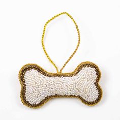 The Royal Standard The Royal Standard Dog Bone Ornament - Little Miss Muffin Children & Home Dog Bone Ornaments, Fun Gift Wrapping, Bone Ornament, Bride Birthday, Cooler Gift, Felt Dog, Dog Christmas Ornaments, Felt Dogs, Simple Bracelets