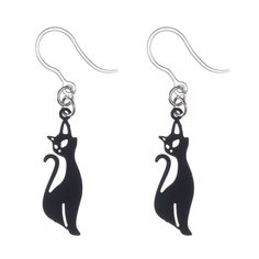 Break out of the rut and add some puuurr-fect fluff to your look with our Cat Earrings (Dangles)! The super charm-ing earrings feature hypoallergenic plastic hooks, so you can wear them without making your ears grumpy. Meow-ve over boring jewelry and say hello to these purrrr-fectly cute accessories! Earring length: 42mm Earrings For Sensitive Ears, Cute Accessories, Free Cats, Hypoallergenic Earrings, Cat Earrings, Break Out, Sensitive Ears, Say Hello, Post Earrings