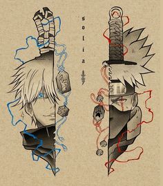 Kakashi Tattoo, Kakashi Drawing, Ancient Tattoo, Manga Tattoo, Naruto Tattoo, Hatake Kakashi, Anime Tattoo, Recent Anime, Cute Tiny Tattoos