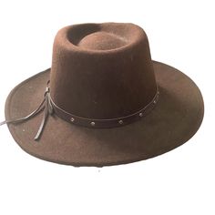 Men's Stefeno Cowboy Hat Brown size XL Western 100% Wool  In very good Condition.  Please see pictures for additional details. Buy with confidence.  We ship within 2 business days or less and offer 30-day returns. Thanks for shopping in our store!  Please check back with us often as we are constantly adding cool and interesting items to our inventory.  Cheers! Brown Flat Brim Bucket Hat For Winter, Winter Brown Flat Bill Hat, Brown Country Style Felt Hat With Flat Bill, Vintage Fedora For Outdoor Fall Events, Vintage Brown Wide Brim Bucket Hat, Brown Winter Hat For Rodeo, Brown Winter Rodeo Hats, Brown Fedora For Country Events In Winter, Brown Winter Fedora For Country Events