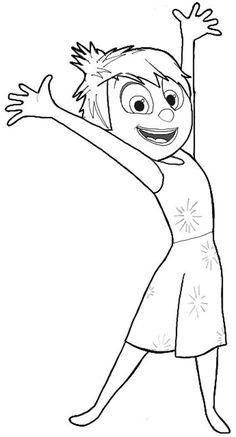 the character from inside out coloring pages