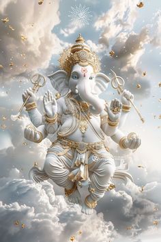 Ganesha 3d Wallpaper, White Ganesha Wallpaper, Ganesh Wallpaper Full Hd 1080, Ganesha Wallpaper, Ganesha Art Illustration, Abundance Images, Photos Of Ganesha, Ganpati Bappa Wallpapers