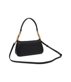 The stylish Kate Spade New York® Gramercy Pebbled Leather Small Flap Shoulder Bag features a fold-over flap design to keep your essentials handy..Pebbled leather construction..Magnetic closure..Chain-linked top carry handle..Adjustable and removable shoulder strap..Zippered interior pocket..Brand detailing on the front..Microsuede lining..Imported..Please note, the hardware color and interior lining may differ from the color shown in the photo..Measurements: Bottom Width: 13 7/10 in Height: 11 13/16 in Everyday Luxury Flap Baguette Bag, Luxury Baguette Bag For Everyday Use, Evening Shoulder Bag With Gold-tone Hardware And Flap, Evening Shoulder Bag With Gold-tone Hardware, Evening Flap Bag With Gold-tone Hardware In Leather, Leather Flap Bag With Gold-tone Hardware For Evening, Modern Textured Leather Flap Bag, Evening Satchel With Gold-tone Hardware And Flap, Elegant Textured Leather Baguette Bag For Everyday Use