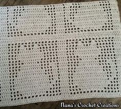 a white crocheted tablecloth on a wooden floor