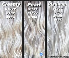 Icy Blonde Formula Shades Eq, Platinum Blonde Hair Formula, Pearl Blonde Hair Color, Blonde Formulas, Amber Hair