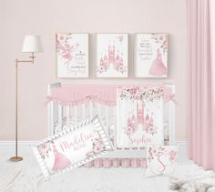 Princess Crib Bedding Set Girl, Baby Girl Crib Bedding Set, Baby Bedding Crib Sets Girl, Princess Nursery Decor Girl, Pink Crib Bedding Set - Etsy Princess Baby Bedding, Princess Crib Bedding, Princess Nursery Decor, Baby Girl Crib Sheets, Princess Crib, Pink Crib Bedding, Baby Girl Crib Bedding Sets, Girl Crib Bedding, Crib Sheets Girl